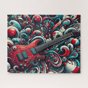 Rock-Musik Gitarre Puzzle