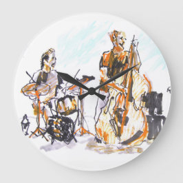 Rock-Musikgruppe Große Wanduhr