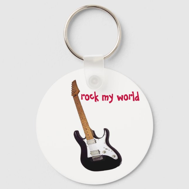 Rock my World Schlüsselanhänger (Vorderseite)