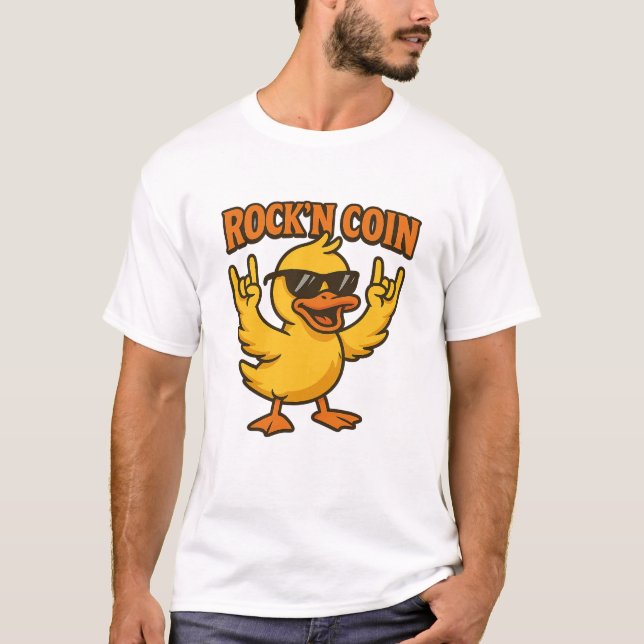 Rock’n Duck - Garantierte Haltung T-Shirt (Vorderseite)