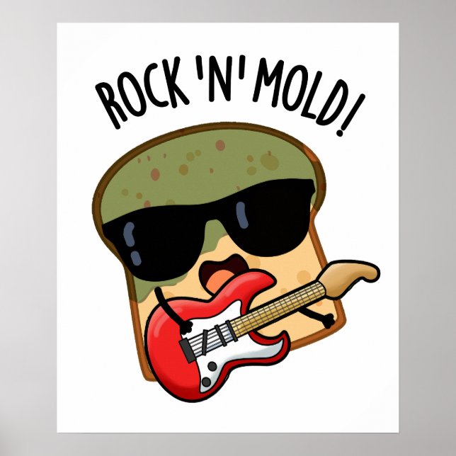 Rock n Mold Funny Broad Pub Poster (Vorne)