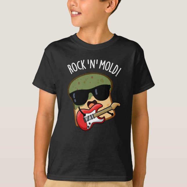Rock n Mold Funny Brot Pub Dark BG T-Shirt (Vorderseite)