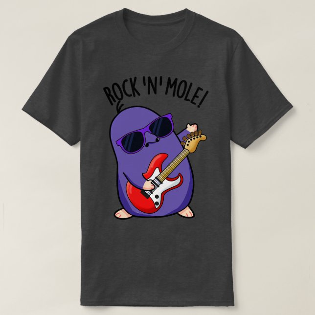 Rock N Mole Funny Animal Pub 1 T-Shirt (Design vorne)