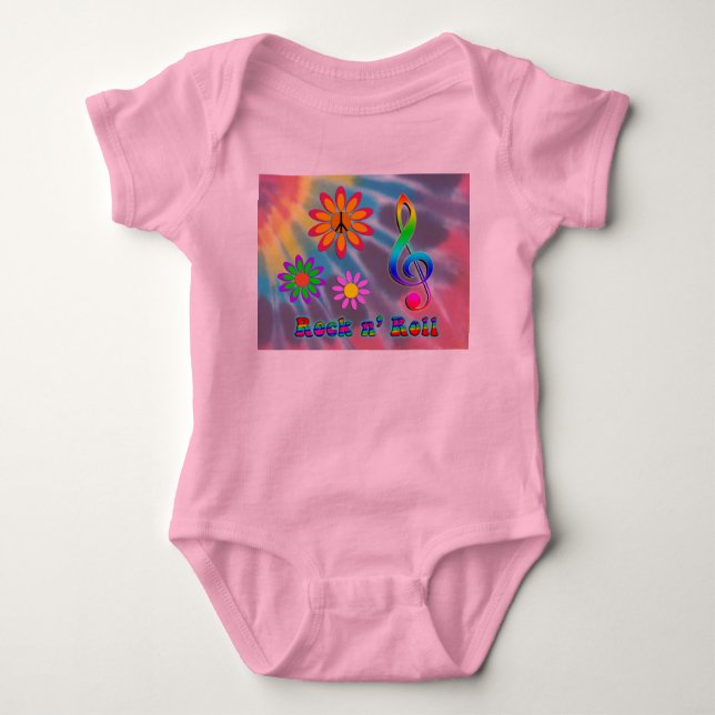 Rock n' Roll Baby Strampler (Vorderseite)