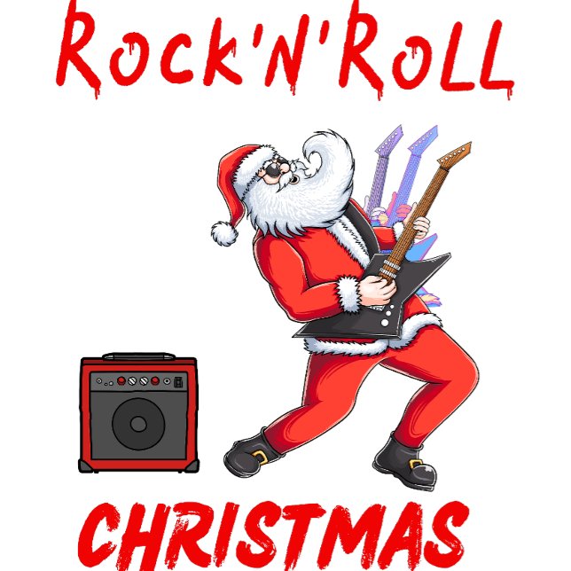 Rock-N-Roll Christmas T-Shirt (Von Creator hochgeladen)