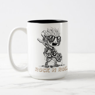 ROCK N ROLL - CREATIVE ZWEIFARBIGE TASSE