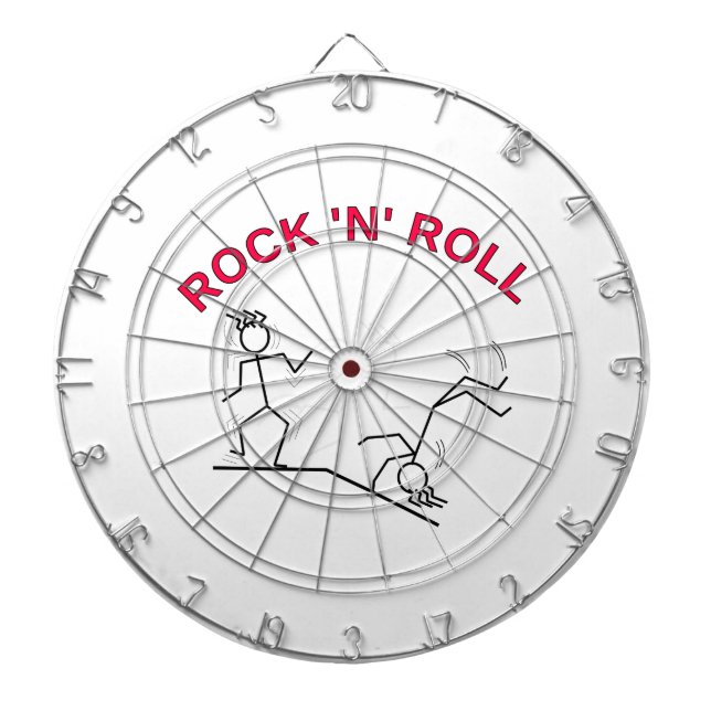 Rock 'N' Roll Dartscheibe (vorne)