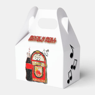 Rock n' Roll-Jukebox-Geburtstagsfeier Geschenkschachtel