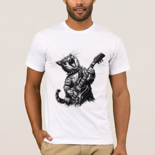 Rock n Roll Katze  T-Shirt