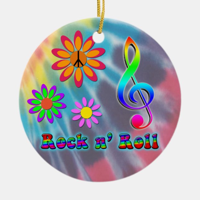 Rock n' Roll Keramik Ornament (Vorne)