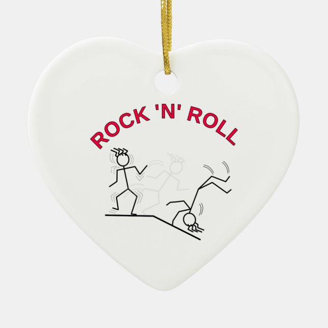 Rock 'N' Roll Keramikornament (Vorne)