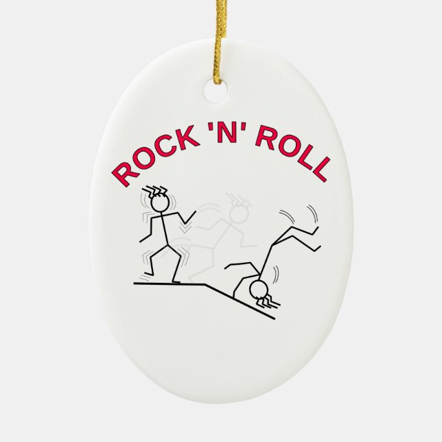 Rock 'N' Roll Keramikornament (Vorne)