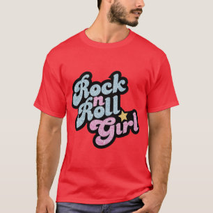 Rock n Roll Mädchen-Freundinnen T-Shirt