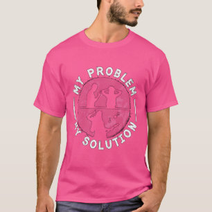 Rock N Roll Mein Problem Meine Lösung Pictogramm M T-Shirt