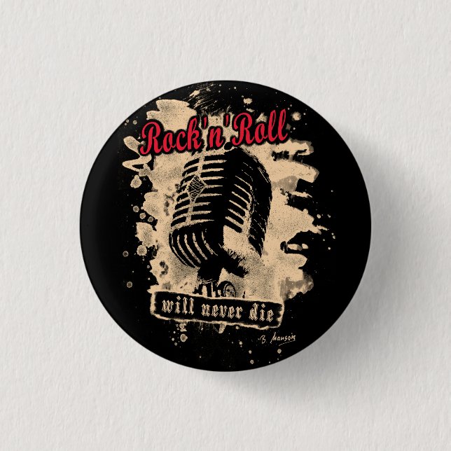 Rock-n-Roll Microphone - red Button (Vorderseite)