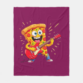 **Rock ’n’ Roll Pizza – Lustige Gitarre spielende Fleecedecke