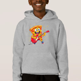 **Rock ’n’ Roll Pizza – Lustige Gitarre spielende Hoodie