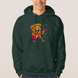 **Rock ’n’ Roll Pizza – Lustige Gitarre spielende Hoodie