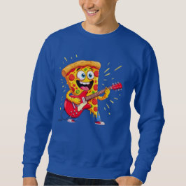 **Rock ’n’ Roll Pizza – Lustige Gitarre spielende Sweatshirt