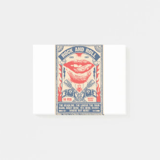 Rock n Roll Post-it Klebezettel