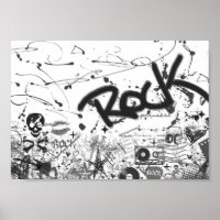 Rock 'N Roll Poster