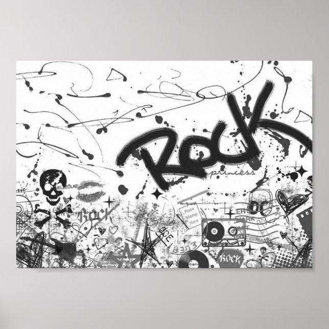 Rock 'N Roll Poster (Vorne)
