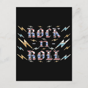 Rock-n-Roll Postkarte