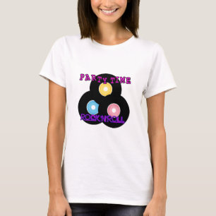 Rock 'n' Roll Retro-Party-Zeit T-Shirt