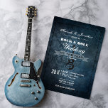 Rock n' Roll Retro Vintage Hochzeit Einladung<br><div class="desc">Anpassbar an Ihre Eventspezifikationen.</div>