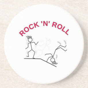 Rock 'N' Roll Sandstein Untersetzer