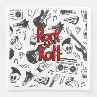 Rock N Roll Serviette