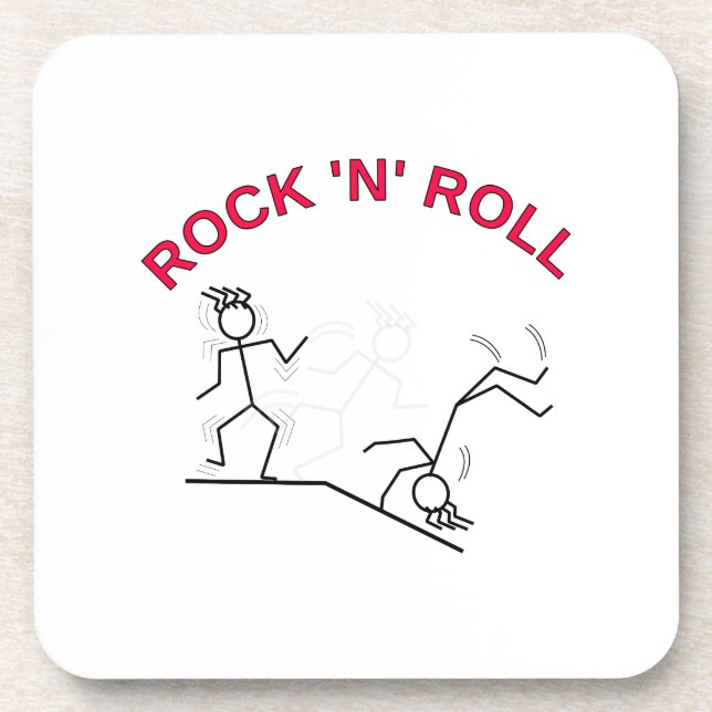 Rock 'N' Roll Untersetzer (Vorderseite)