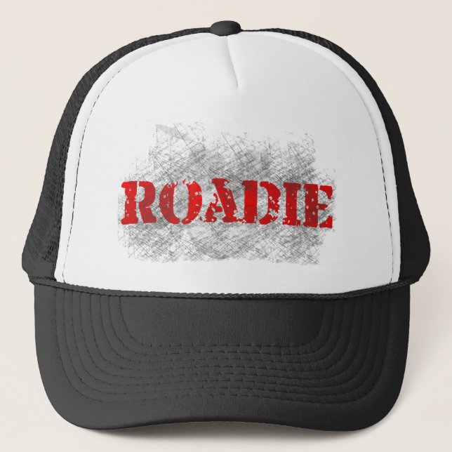 Rock n RollenRoadie Hut Truckerkappe (Vorderseite)