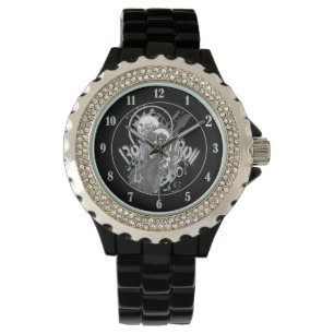 Rock n Rollenschädel Armbanduhr