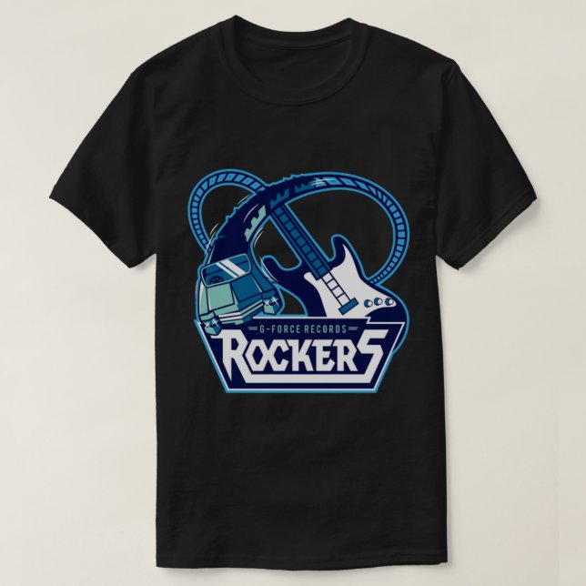 Rock n Roller Untersetzer T-Shirt (Design vorne)