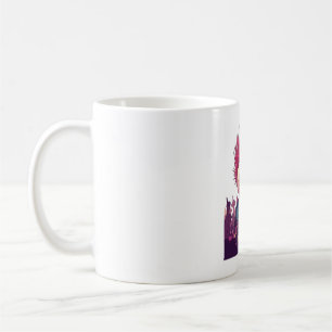 Rock N� Skull � Lustige Punk-Skelett-Konzert Kaffeetasse