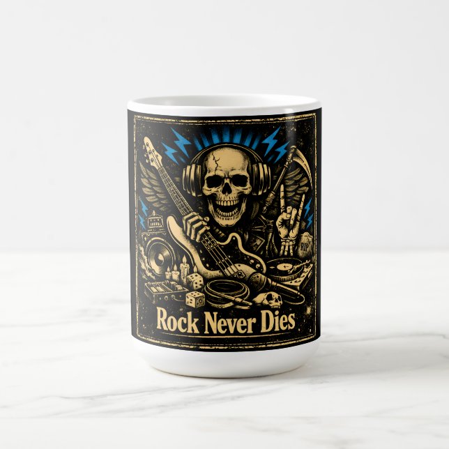 Rock Never Dies – Immortal Rock Spirit Kaffeetasse (Mittel)
