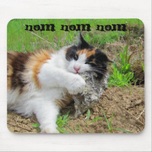 Rock Nom Katzenfutter Mousepad