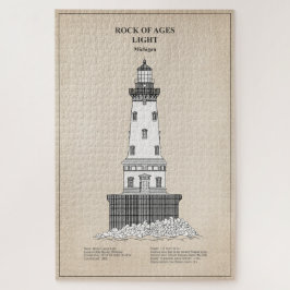 Rock of Ages Lighthouse - Michigan - SBD Puzzle
