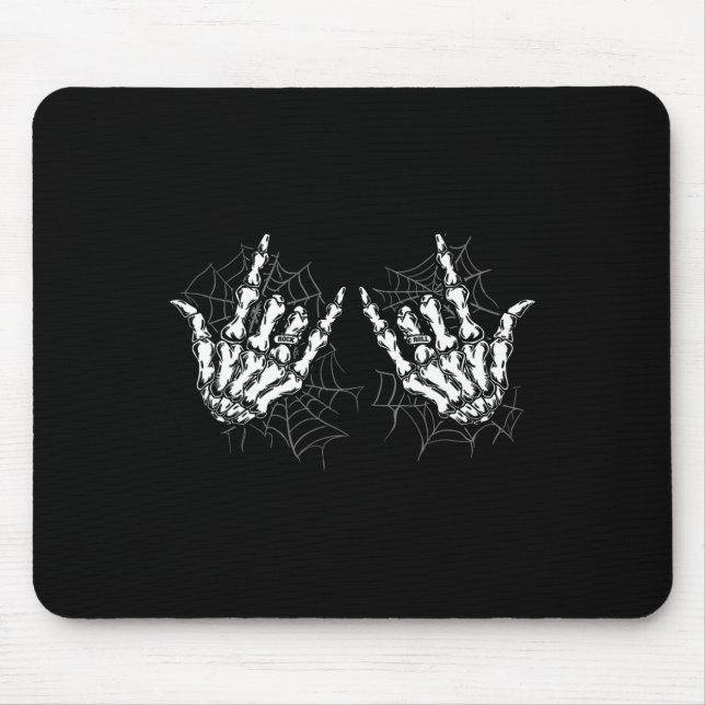 Rock on Band Rock and Roll Men Halloween Cos Mousepad (Vorne)