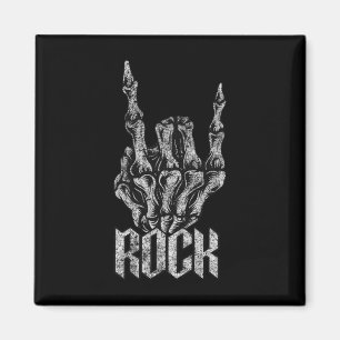 Rock on Band T-Shirts für Frauen Rock and Roll s f Magnet