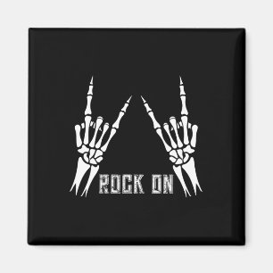 Rock on Band T-Shirts für Frauen Rock and Roll s f Magnet