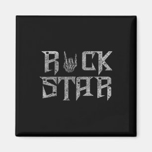 Rock on Band T-Shirts für Frauen Rock and Roll s f Magnet