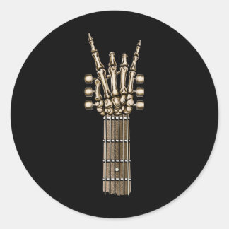 Rock on Band T-Shirts für Frauen Rock and Roll s f Runder Aufkleber