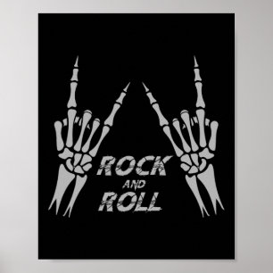Rock on Bynd T-Shirts für Frauen Rock and Roll s f Poster