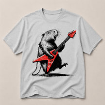 Rock On Capybara shreddert elektrische Gitarre