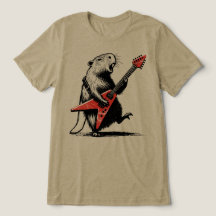 Rock On Capybara shreddert elektrische Gitarre
