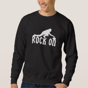 Rock on Curling Curler Stone Broom Sweep Ice Cu Sweatshirt