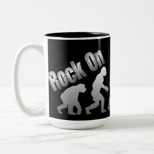 Rock on Evolution Rock Silver Logo Tasse (Links)