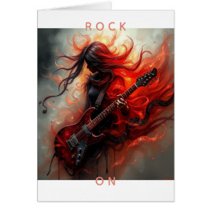 Rock On Fantasy AI Digitaler Kunstausdruck - Anpas